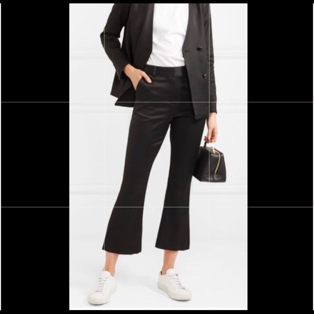 FRAME Le Crop Mini Boot Velvet pant sz 4 EXCELLENT CONDITION